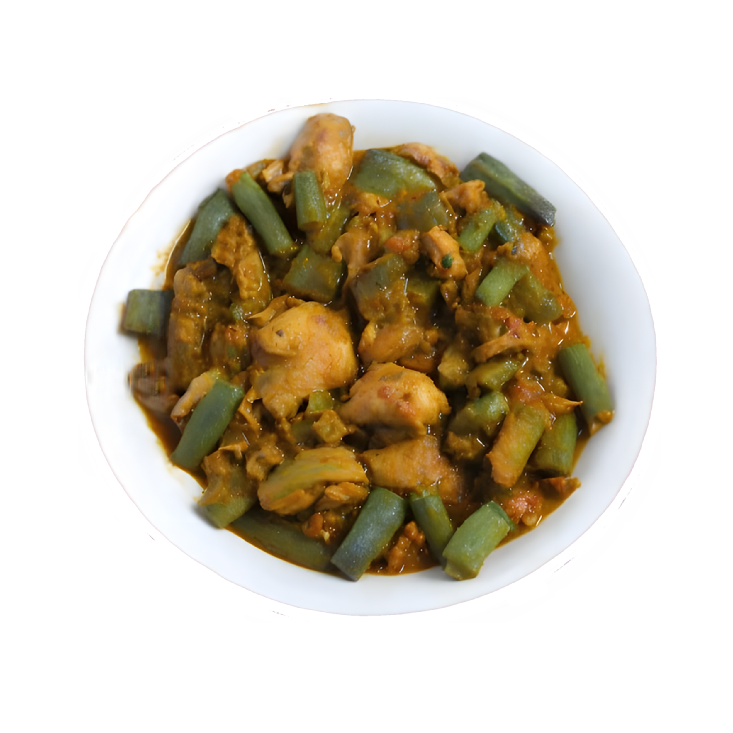 Bhindi-chicken